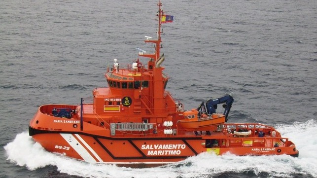 Salvamento Maritimo Recovers Body of Man-Overboard Victim