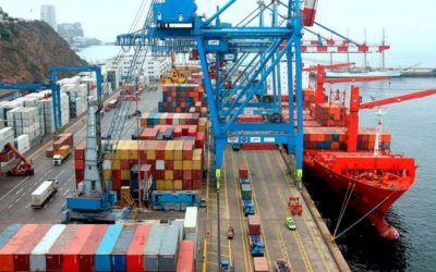 Comercio exterior de Chile disminuyó un 11% en valor durante el primer trimestre de 2020
