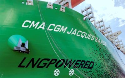 CMA CGM lanzará este año nuevos portacontenedores de 23.000 TEUs que combustionan GNL