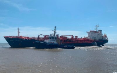 Puerto de Barranquilla, Colombia: Logran desencallar con éxito el buque quimiquero …
