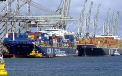 Container shipping capacity down 11% in April