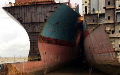 Desguace de portacontenedores se desploma en el primer semestre hasta los 12.4231 TEUs