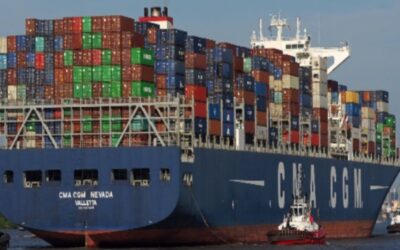 Ian Taylor agencia recalada de la motonave de mayor tamaño de CMA CGM que ha arribado a Chile