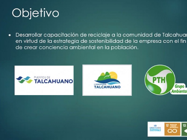 Puertos de Talcahuano organizó taller de reciclaje online para sus vecinas y vecinos
