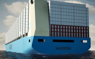 Maersk presentó el diseño de ocho buques portacontenedores de 16.000 TEUs propulsados por metanol