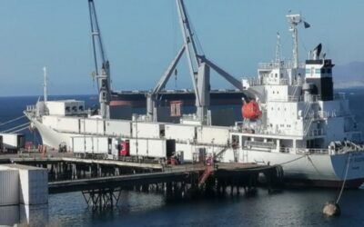Puerto Caldera, Chile, realiza primer embarque de la temporada de 3. …