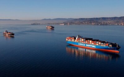 Contenedores atrapados en el mundo durante Año Nuevo Chino