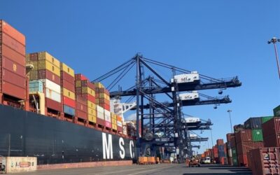 STI y MSC inician 2022 con récord en operación de un buque en la Costa Oeste de Sudamérica