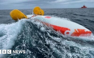 French sailor survives 16 hours in capsized boat in Atlantic – BBC