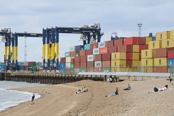 Felixstowe container port